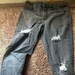 cutest grey washed jeggings!!